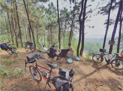 Đạp xe cắm trại – Trải nghiệm thú vị