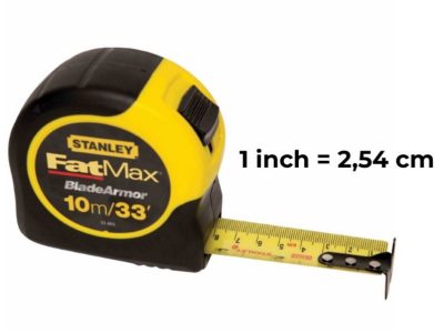 1 inch bằng bao nhiêu cm? Bảng quy đổi ra các loại đơn vị