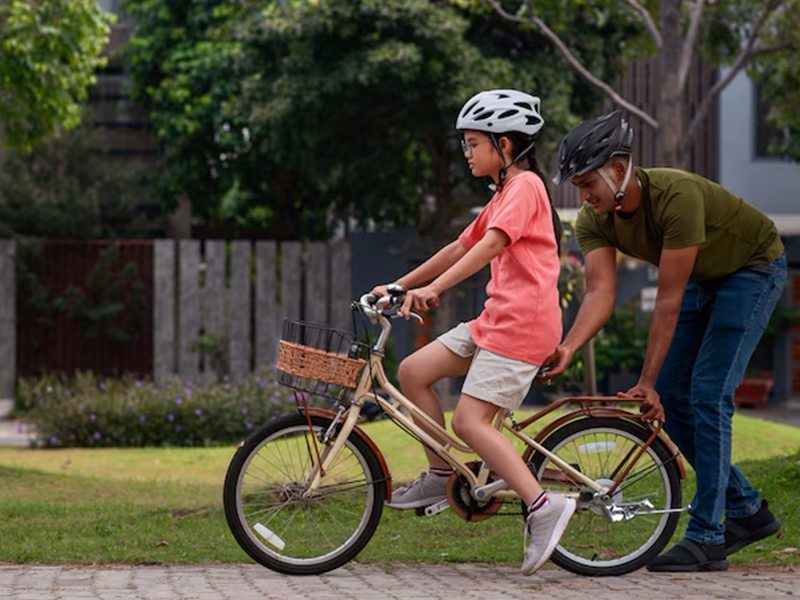 Đạp xe mỗi ngày giúp con rèn luyện sức khoẻ