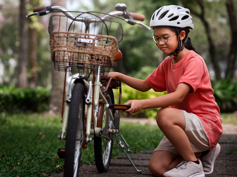 Sai kích thước xe đạp khiến trẻ gặp khó khăn khi lái