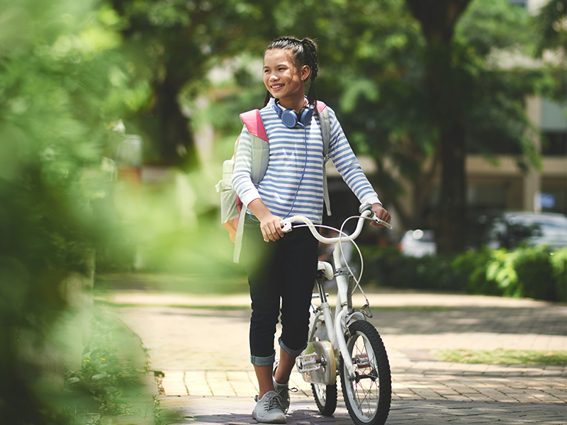 Mục đích sử dụng xe đạp học sinh