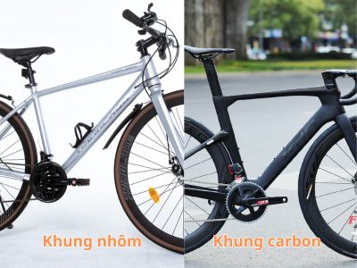 Nên mua xe đạp khung nhôm hay carbon? Loại nào tốt hơn?