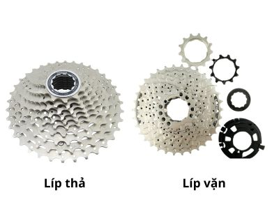 Sự khác biệt giữa líp vặn và líp thả, chọn loại nào mới phù hợp?