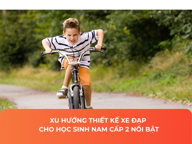 Xu Hướng Thiết Kế Xe Đạp Cho Học Sinh Nam Cấp 2 Nổi Bật