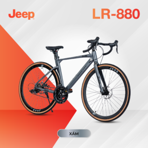 Xe đạp đường trường JEEP LR880 – Phanh đĩa dầu, Bánh 700C – 2024