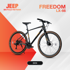 Xe đạp đường phố JEEP FREEDOM LX-66 – Phanh đĩa, Bánh 700C – 2024
