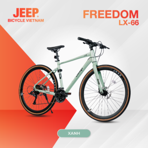 Xe đạp đường phố JEEP FREEDOM LX-66 – Phanh đĩa, Bánh 700C – 2024