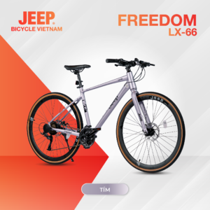 Xe đạp đường phố JEEP FREEDOM LX-66 – Phanh đĩa, Bánh 700C – 2024