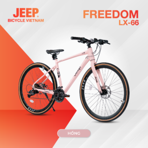 Xe đạp đường phố JEEP FREEDOM LX-66 – Phanh đĩa, Bánh 700C – 2024