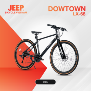 Xe đạp đường phố JEEP DOWNTOWN LX-68 - Phanh đĩa, Bánh 700C - 2024