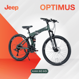 Xe đạp gấp JEEP OPTIMUS – Phanh đĩa cơ, Bánh 26 inch – 2024